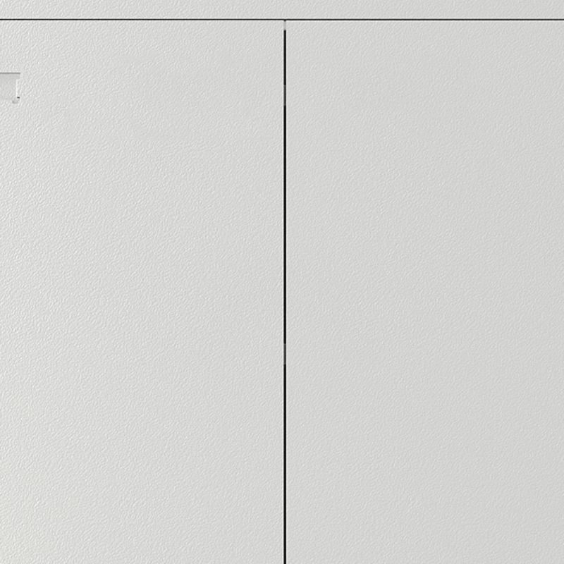 Contemporary File Cabinets Metal Frame Solid Color Fireproof Vertical File Cabinet Office