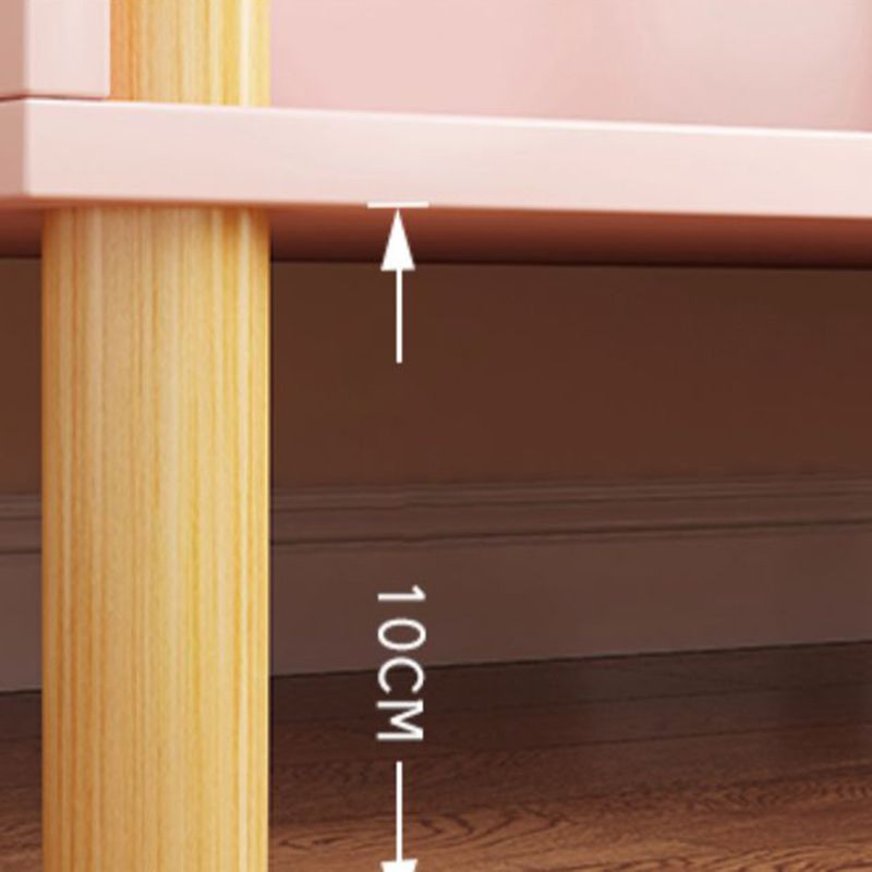 Contemporary Engineered Wood Book Shelf Vertical Open Bookcase