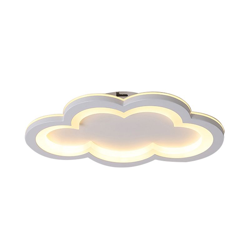 Preciosa nube, luz empotrada en el techo, luz LED acrílica moderna de montaje empotrado para sala de juegos