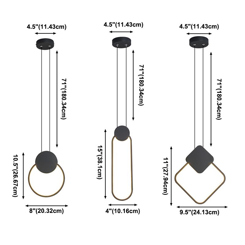 LED PROSIBLE ARRIMME ALIMENTATION DU SOILLE CHAMBRE PENDANT MODERNE SIMPLE
