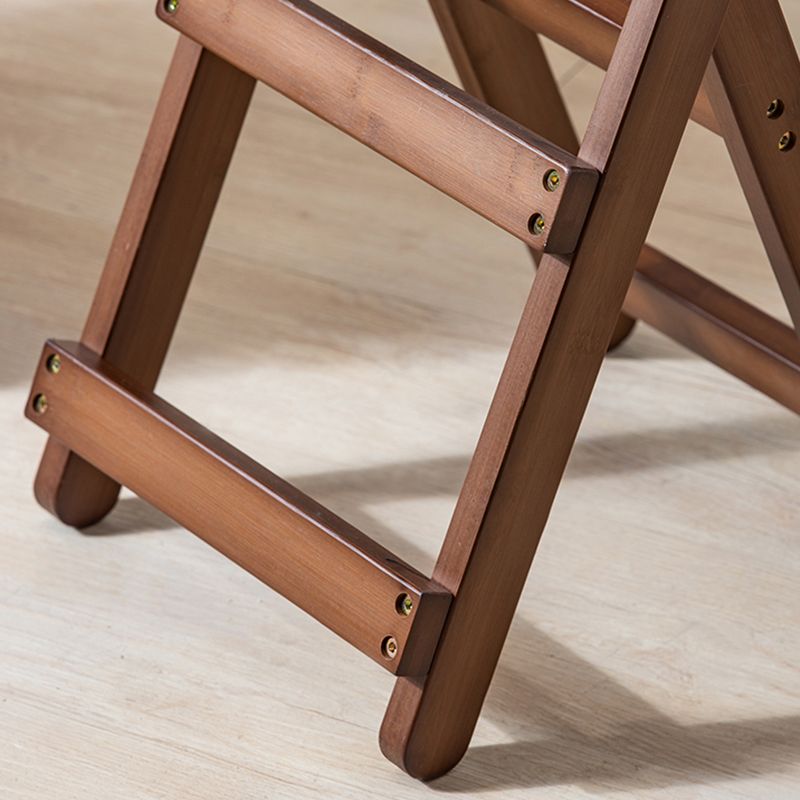 Contemporary Dining Stools Armless Folding Bar Stools with Footrest