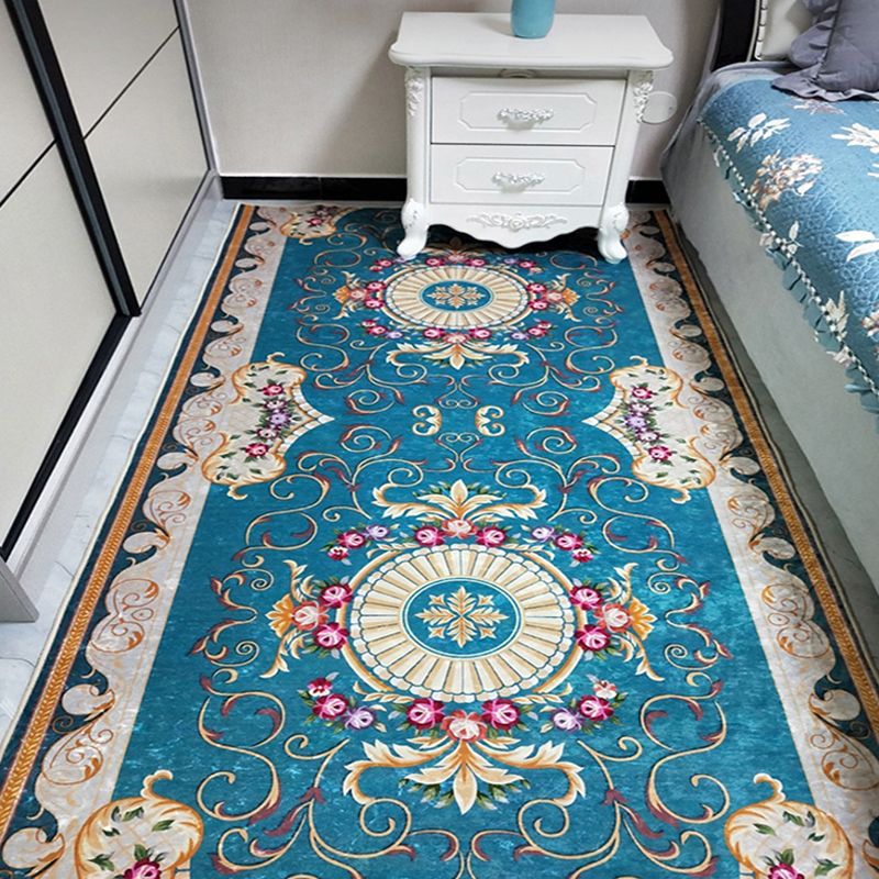 Chique slaapkamer tapijt Europees medaillonpatroon Tapijten Polyester vlekbestendig tapijt