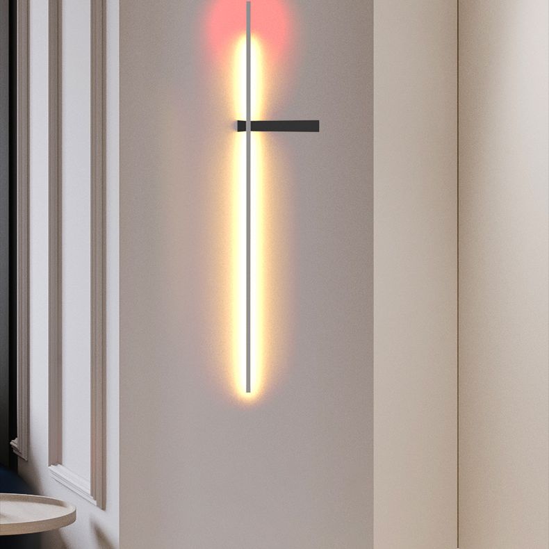 Lineaire wandlichtwagentjes moderne minimalistische stijl acryl wandlicht