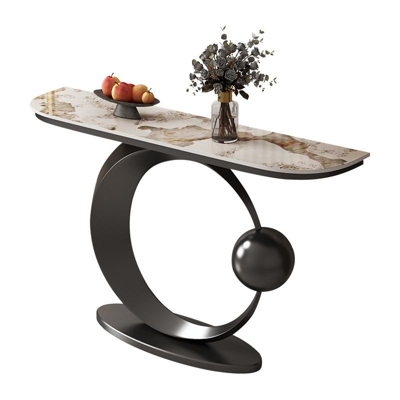 Glam Console Accent Table Antique Finish Stain Resistant Console Sofa Table