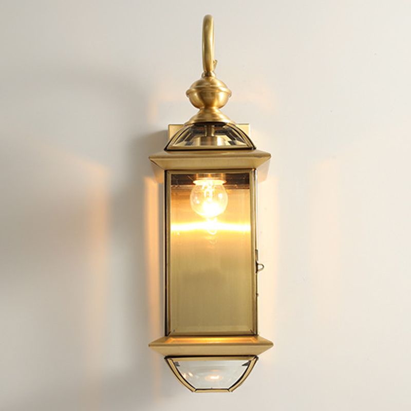 1 Light Geometric Flush Mount Contemporary Metal Wall Light Sconces