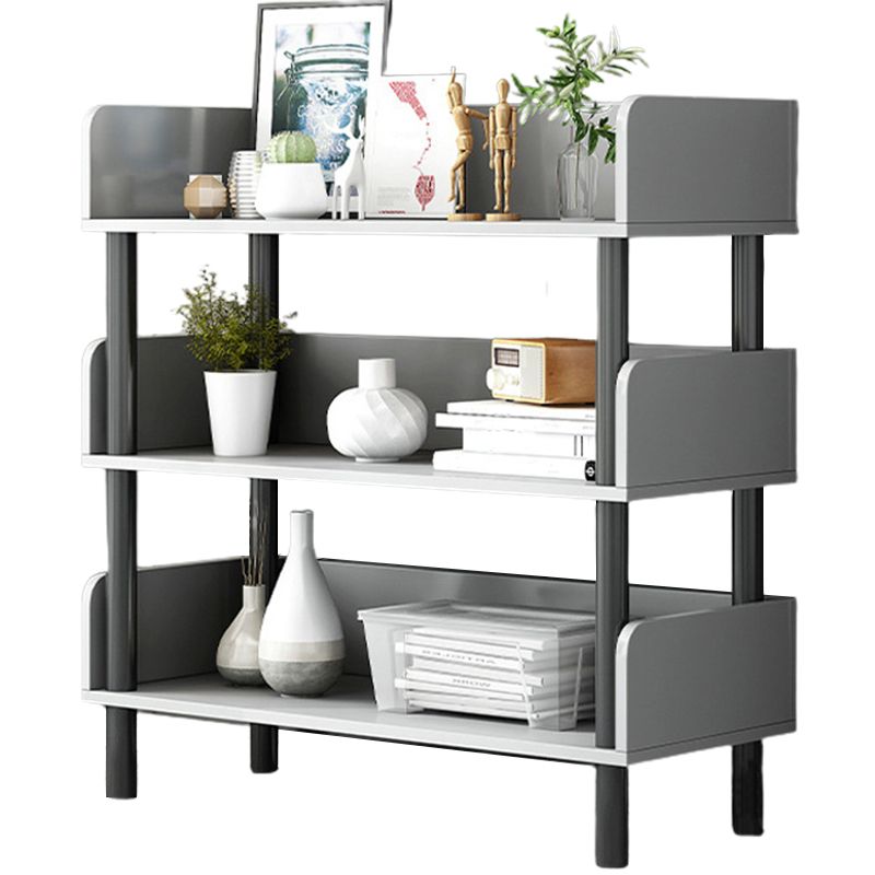 Engineered Wood Standard Bookshelf Open Back Bookcase with Shelves