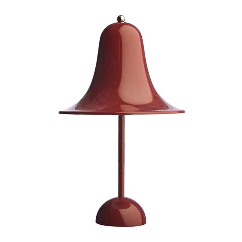 Minimalist Style Night Table Lamp Metal Hat Shape Bedroom Table Light