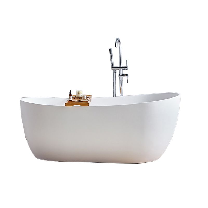Stone Soaking Bathtub Antique Finish Single Slipper Bath Tub