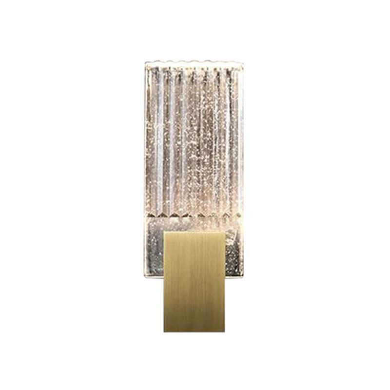 Postmodern Crystal Wall Sconce Golden Wall Mounted Lights Fixture for Bedroom
