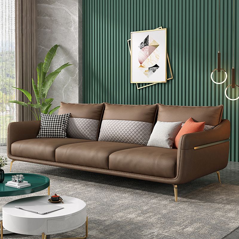 Moderner Stil Charles von London Latex/Schwamm Sitz gefülltes Massivholz -Basisofa gefüllt
