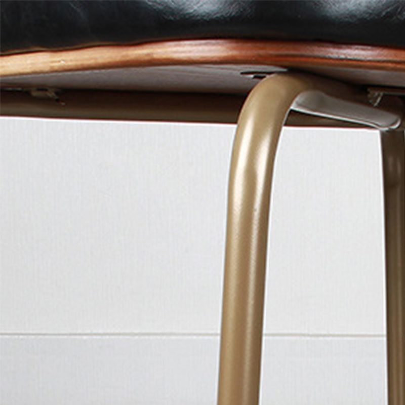 21.85" Wide Industrial Style Single Sofa Chair Basic Four Leg Fixed Back Arm Chair