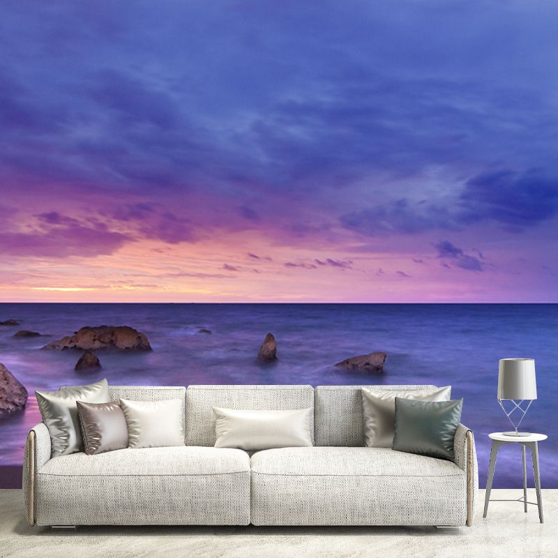 Tropical Beach Shore Wall Mural Waterproof Wall Decor for Guest Room, Customised