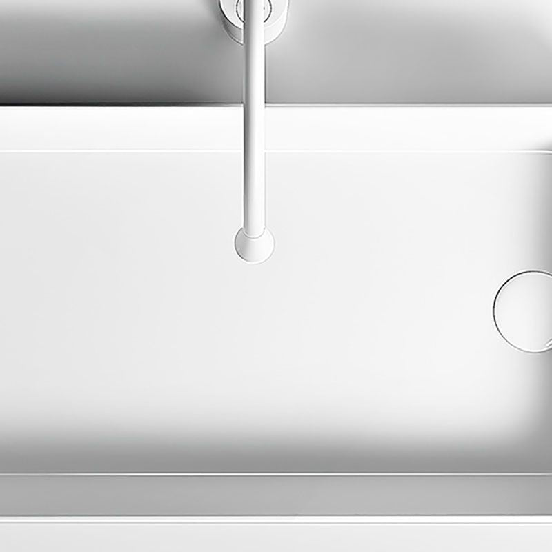 Traditional Vessel Bathroom Sink Porcelain with Pop-Up Drain Basin Sink