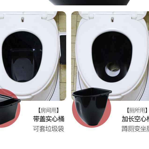 Contemporary Plastic Toilet Floor Mounted Toilet Bowl with Slow Close Seat for Washroom