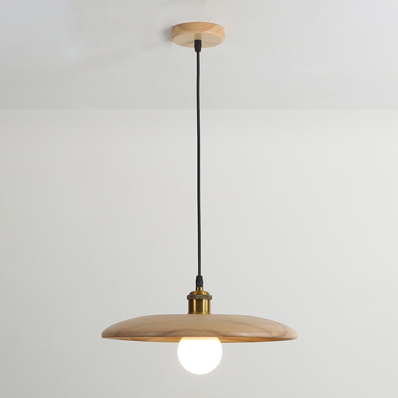 Hölzerne Suspension Anhänger Licht minimalistischer Stil Anhänger Beleuchtung