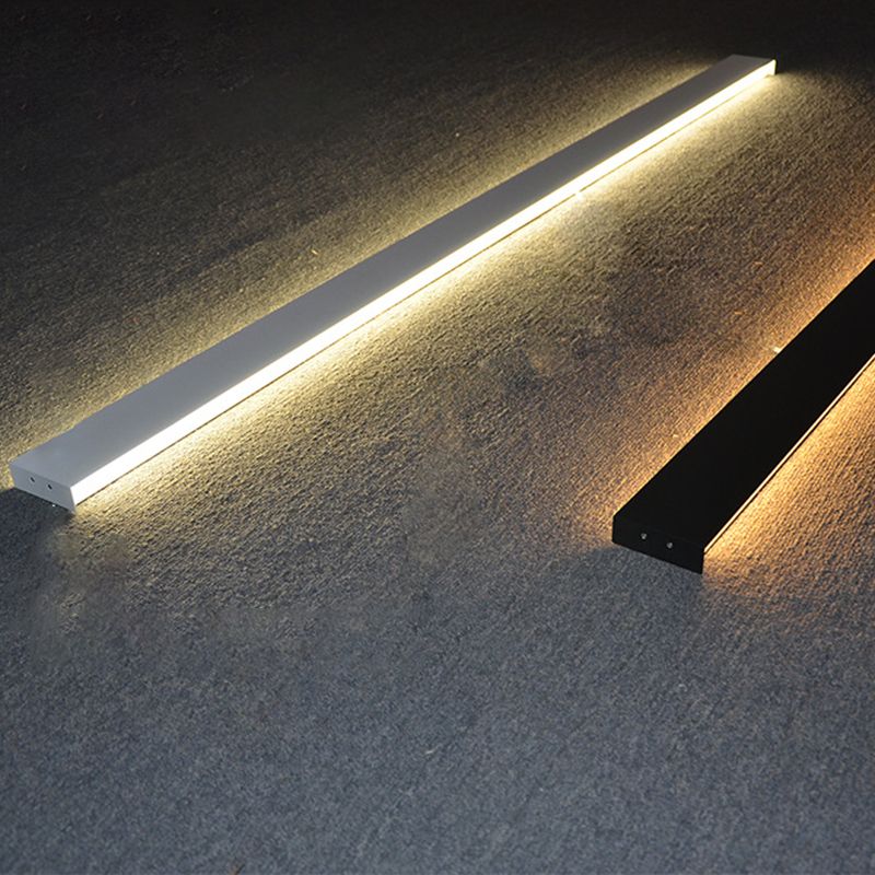 Strip Shade Wall Lighting Modern Simple Style Metal 1 Lights Sconce Lamp for Bedroom TV Background