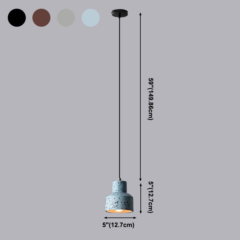 Cement a sospensione a sospensione Luci sospese contemporanea sospensione per salotto