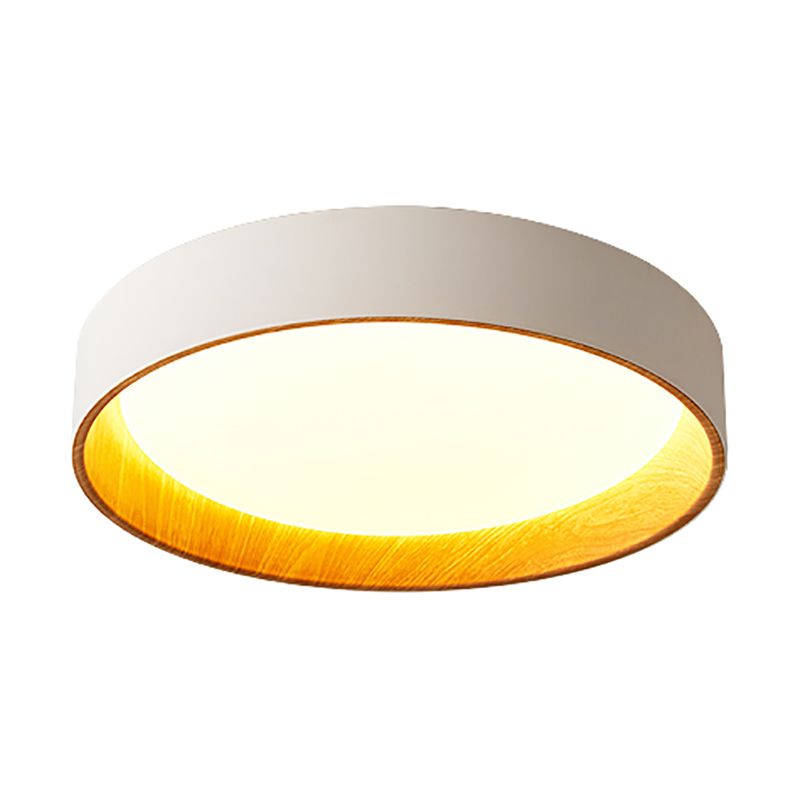 Modern Flush Mounted Ceiling Lights Simple Wooden LED Flush Mount Lighting