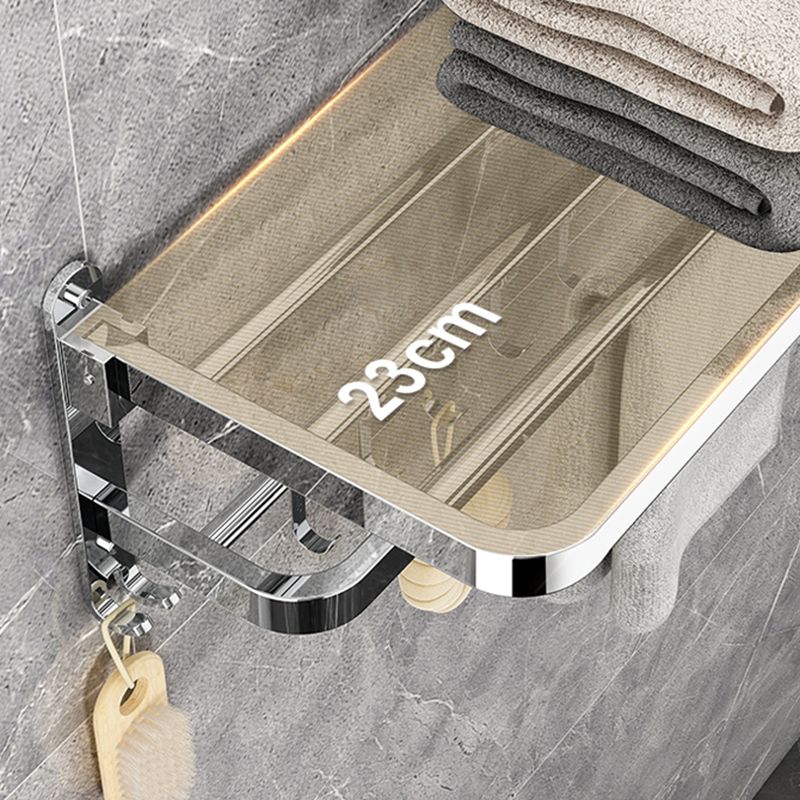 Modern Bathroom Hardware Set Silver Metal Bathroom Accessory