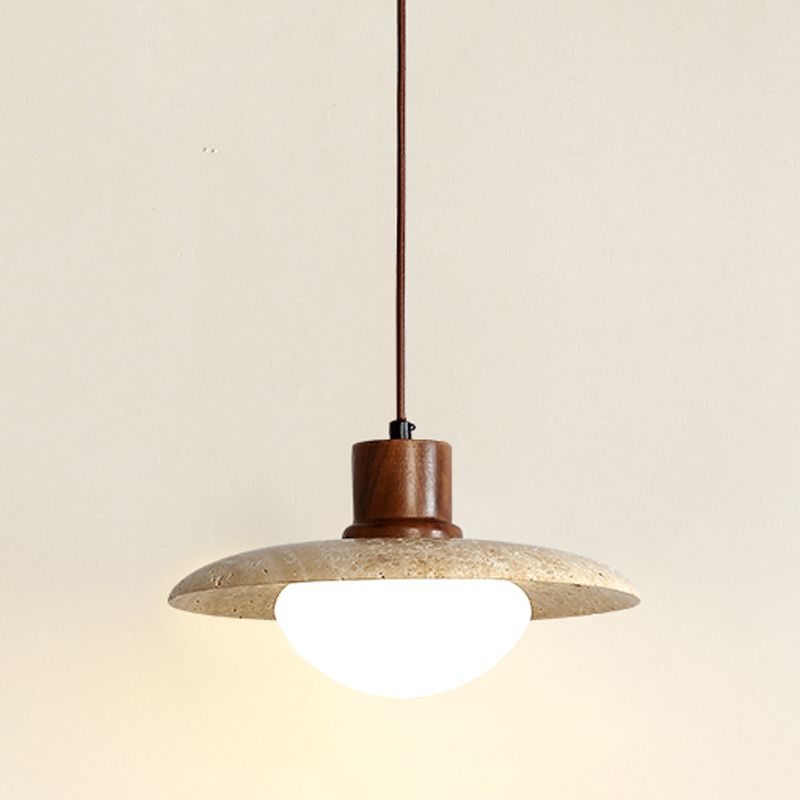 Unieke schaduw hangende verlichting moderne stijl steen 1 lichte hanglamp voor restaurant
