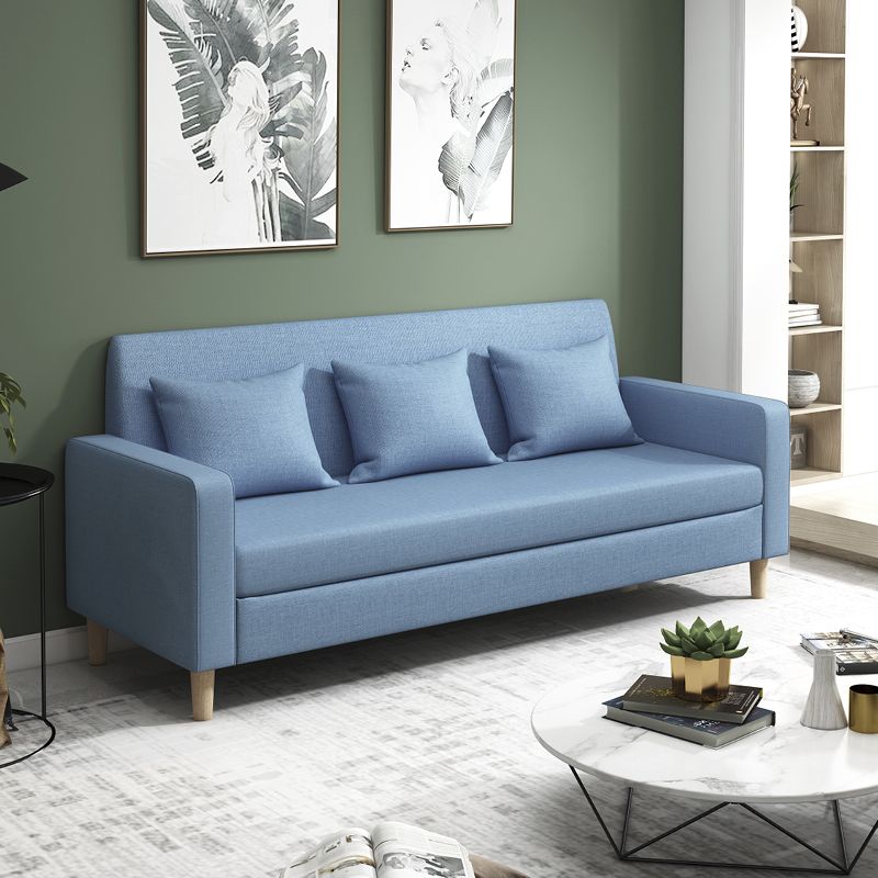 28,35 "H Leinenquadratarm modernes Sofa mit enges, rutschloser Sofa