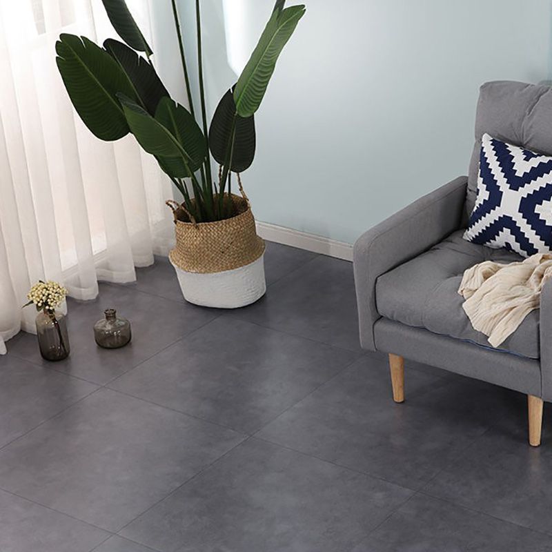 Home Indoor Vinyl Floor Peel and Stick Marble Print Square PVC Flooring