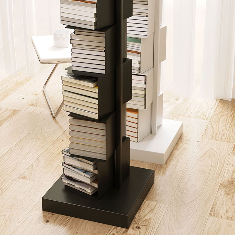 13.8" Wide Book Shelf Stainless Steel Shelf Bookcase Stackable Vertical