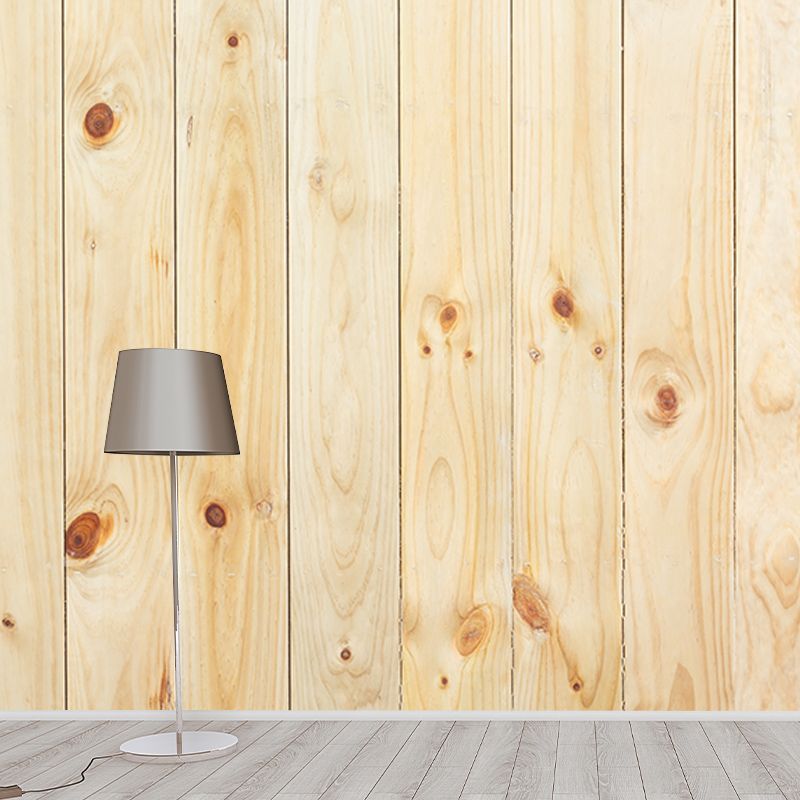Washable Stain Resistant Mural Wallpaper Wood Grain Indoor Wall Mural