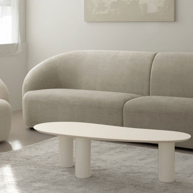 Wooden Geometric Contemporary Coffee Table 3 Legs Coffee Table