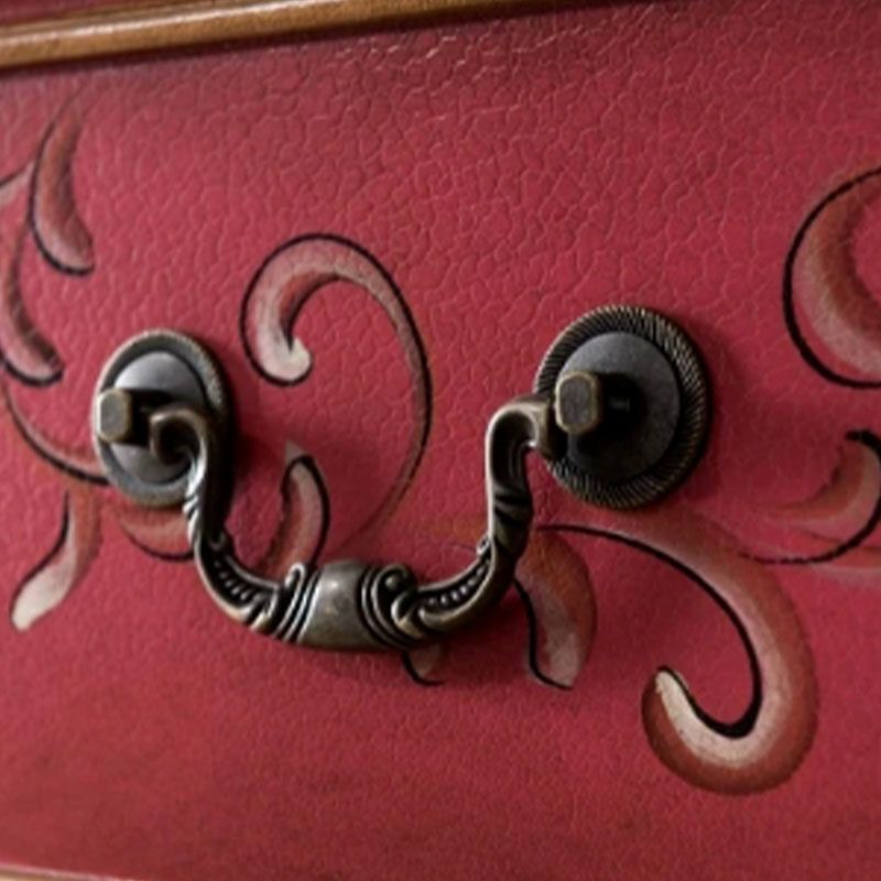 Traditional Vertical Dresser Wood Storage Bachelor Chest for Home