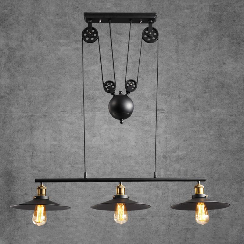 American Industrial Style Pendant Light Vintage Hanging Light for Bar Living Room