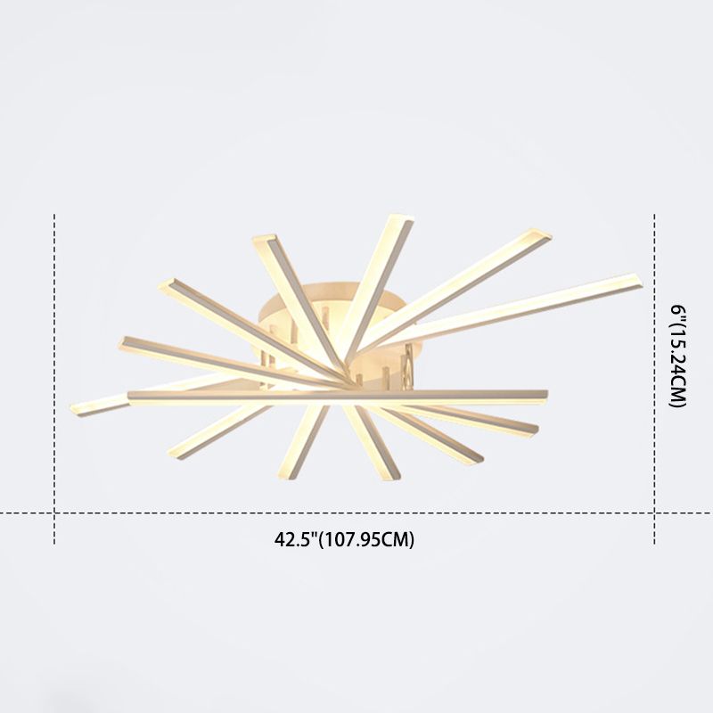 Sputnik LED LED Flush Chandelier MODER