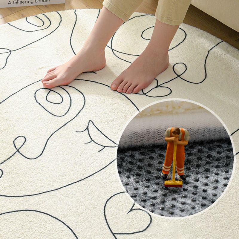 Abstract Lines Rug Indoor Rug Washable Area Carpet for Living Room Decor