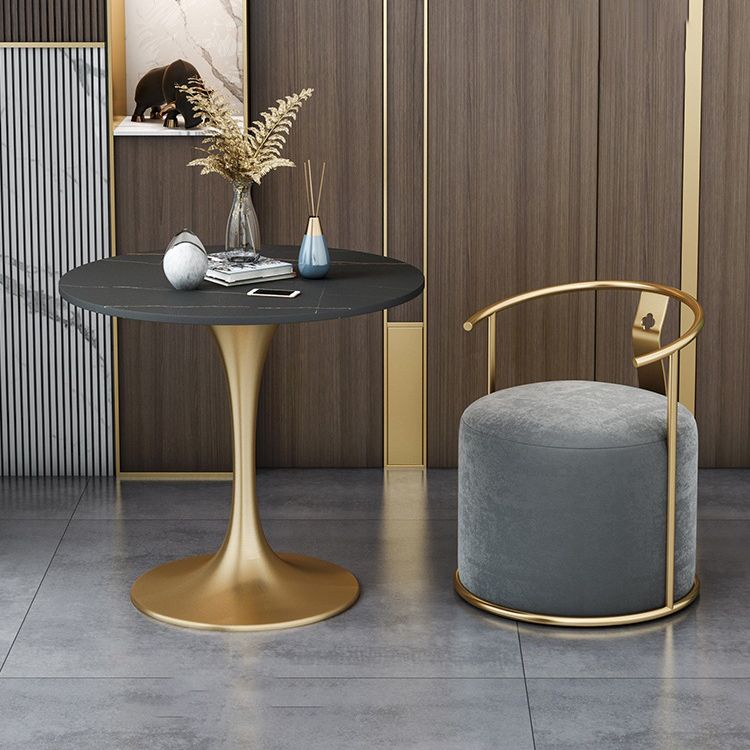 Glossy Black Dinette Set for Home 1/2/4/5 Pieces Glam Dining Table Set