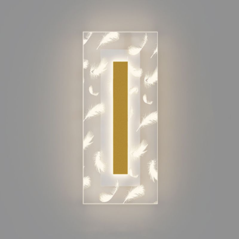 Geometry Shape Metal Wall Light Modern Style1 Light Wall Mounted Light Fixture
