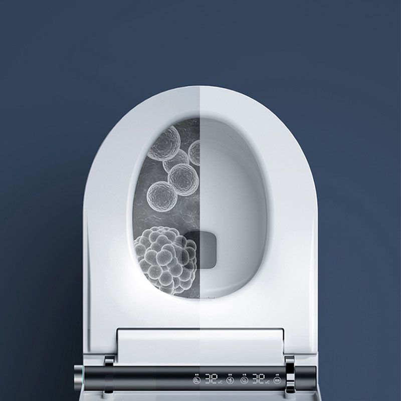 Wall Mount Flush Toilet One-Piece Toilet Contemporary Toilet Bowl