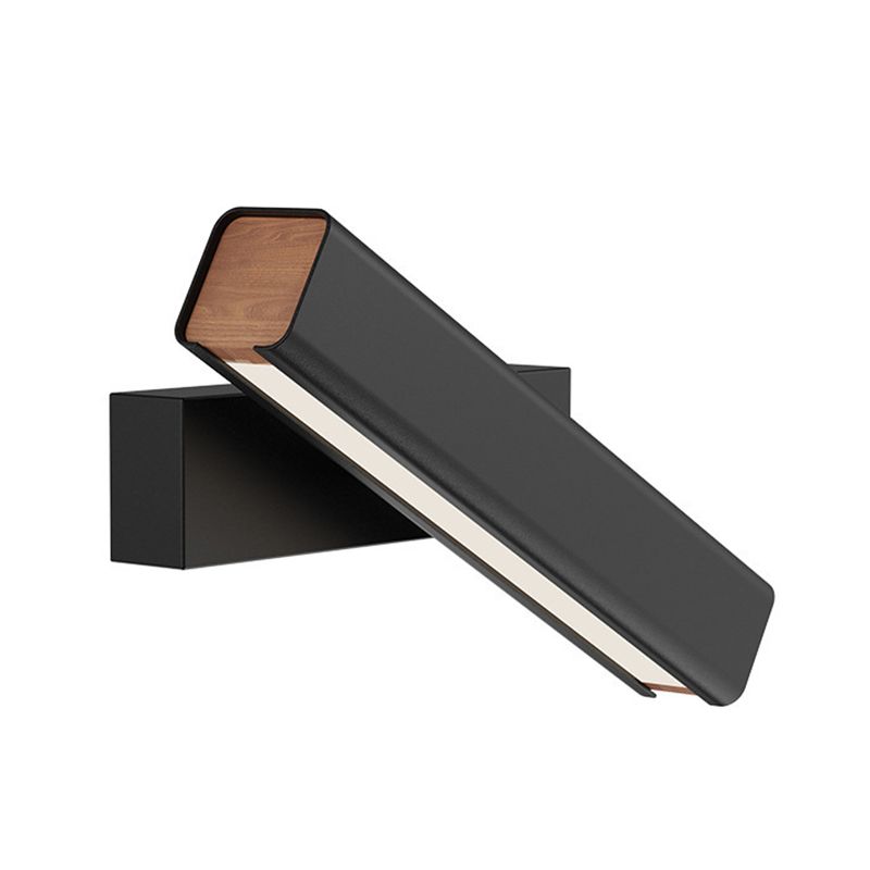 Modernism Single Black Wall Mounted Sconce LED Metal Wall Light