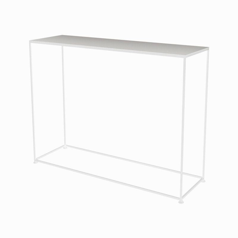 Contemporary Hall Metal Console Table Rectangle Frame Console Accent Table
