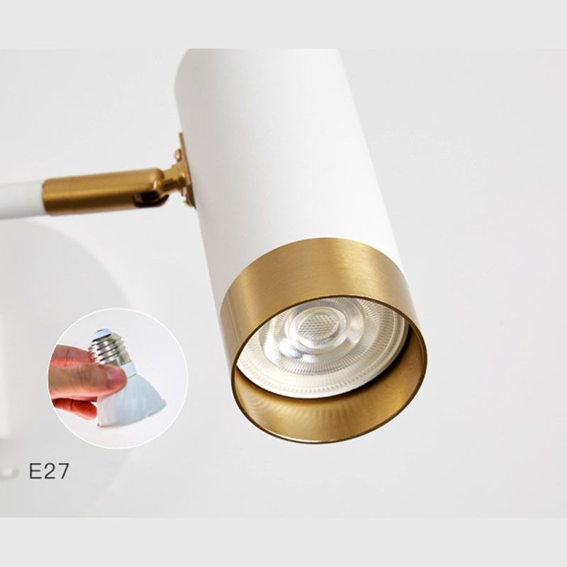 Aluminum Minimalism Wall Light Sconces Swing Arm Wall Mounted Light for Bedroom