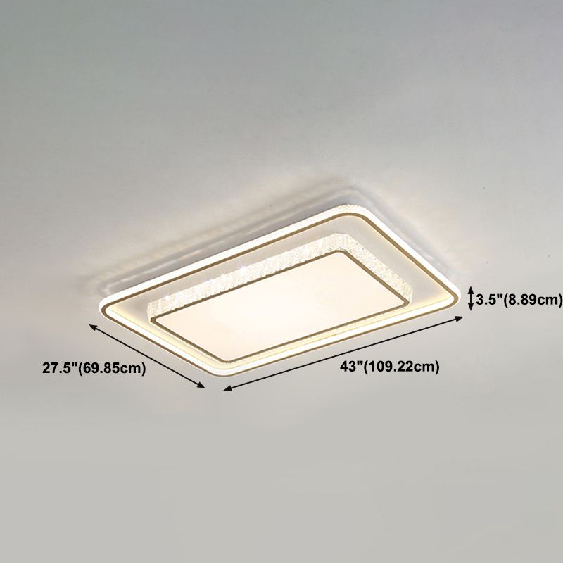 Luci di montaggio a filo geometrico in metallo Modern Stile moderno 2 Luci a sfioramento della lampada