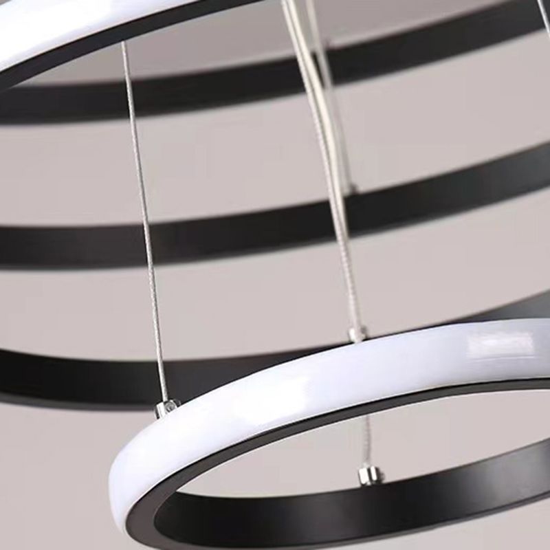 Moderne minimalisme stijl hanger kroonluchter licht metaal 3 licht plafond hanglampje voor woonkamer