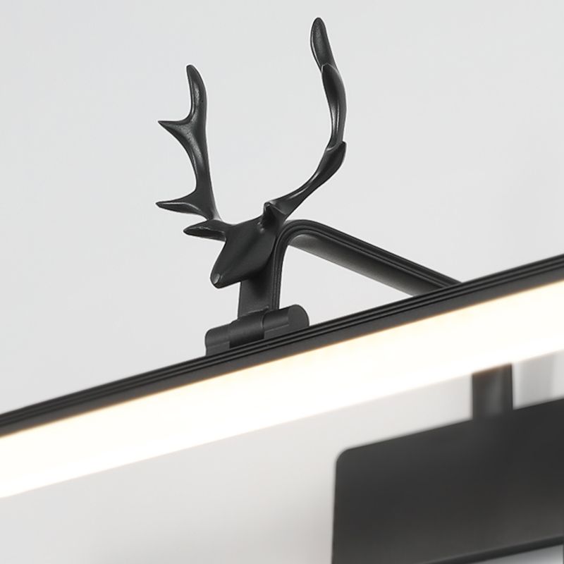 Luce nordica in stile stravagante rettangolare vanity wall light metal vanity light