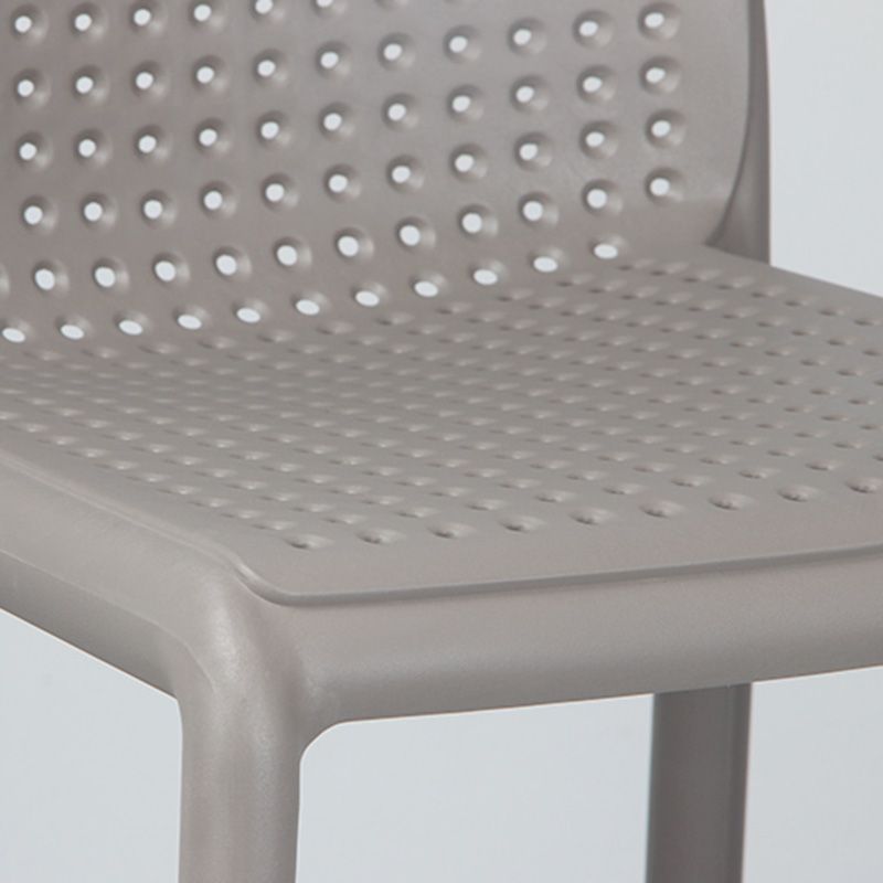Scandinavia Style Bar-stool Square Seat PP Legs for Kitchen Bar