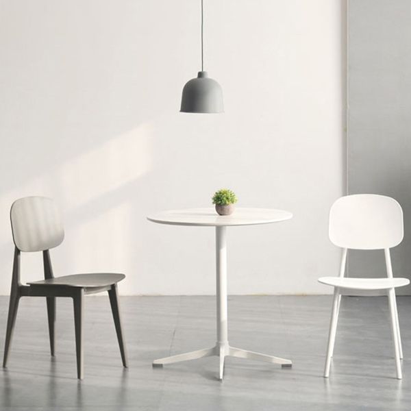 Metaal traditionele luxe ronde eettafel vervaardigd houten binnen tafel voor keuken