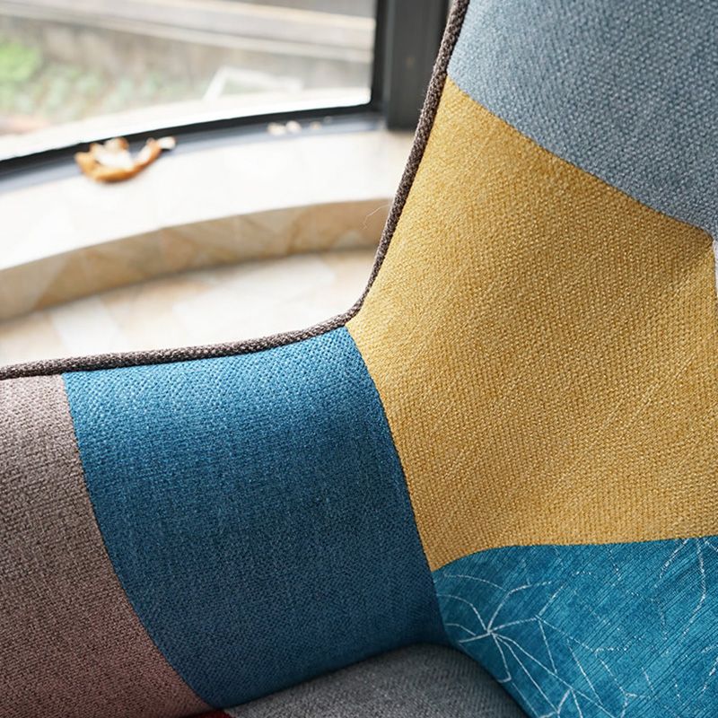 Ergonomic Contemporary Rocking Accent Chair with Seat Cushion Rocker Chair Wingback