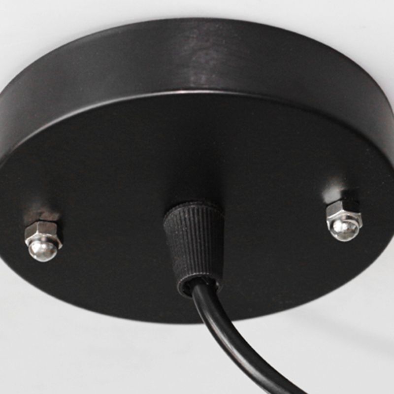 Forme de cône en métal Lumières suspendues modernes Macaron Macaron 1-Light Hanging Mount Fixture