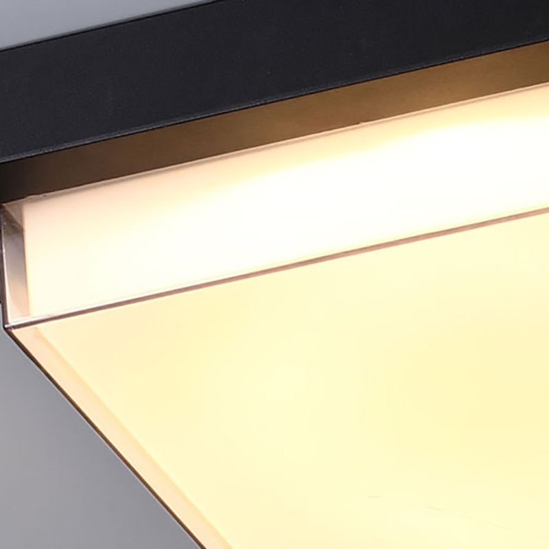 Lámpara empotrada de estilo tradicional impermeable con luz de techo LED para balcón y patio