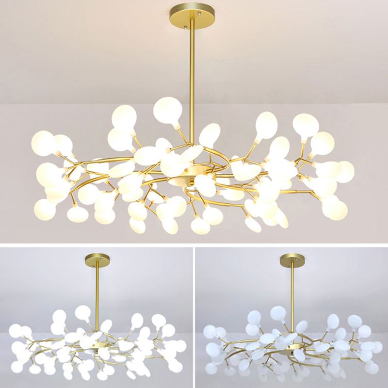 Heracleum Chandelier Light Fixture Modern Designer Acrylic Pendant Lighting for Restaurant
