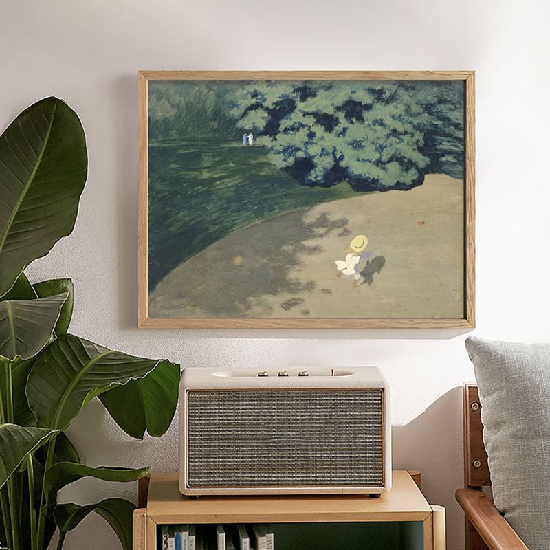 Canvas Textured Wall Decor Country Style Hiking Painting, Multiple Sizes Options