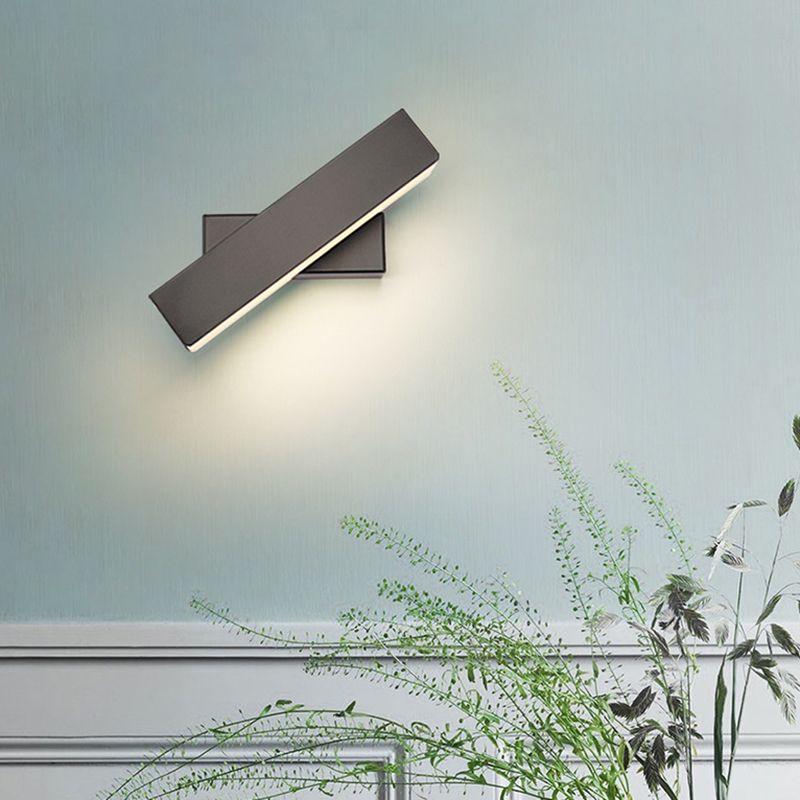 Luz LED LED rotatable ajustable de pared moderna para la sala de estudio de dormitorio
